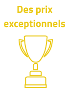 Des prix exeptionenels
